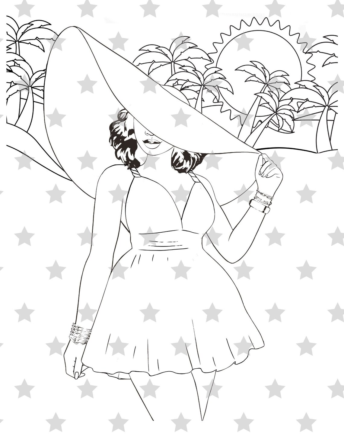 Canvas Kits Self Love Predrawn Canvas Paint Kits Black Etsy