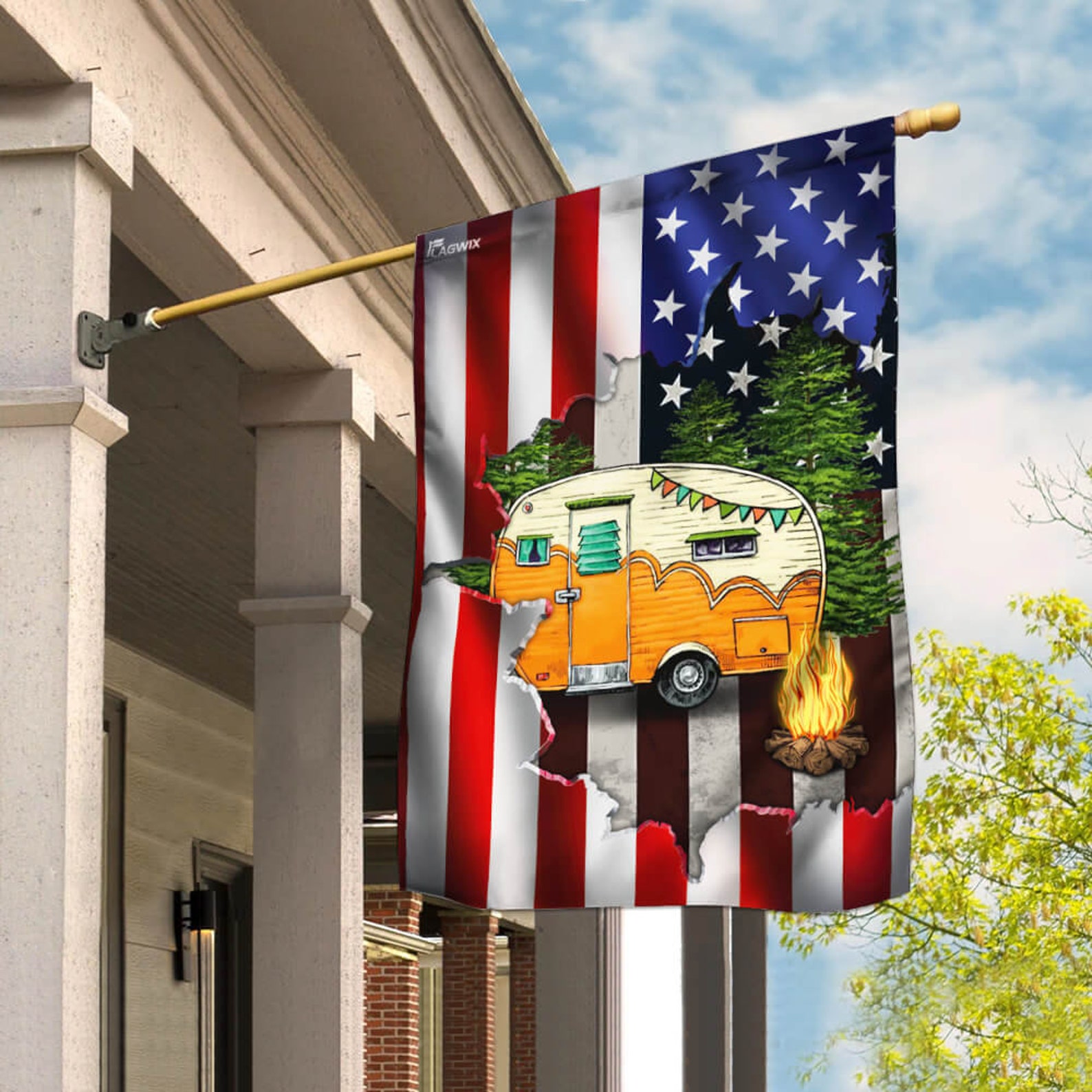 flags for travel trailers