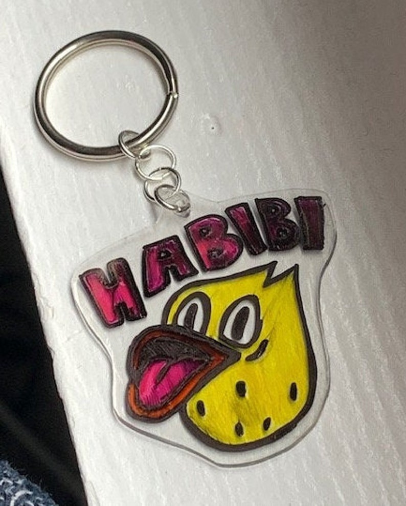 Quackity Habibi Handmade Keychain Etsy