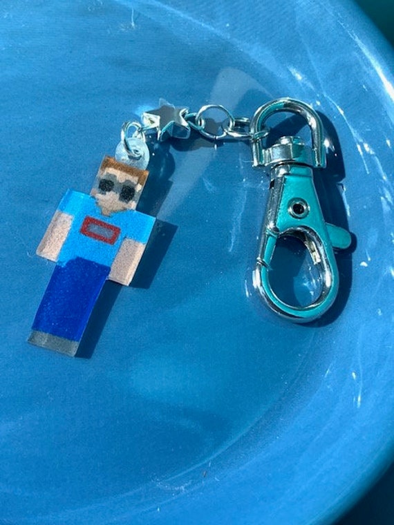 Georgenotfound Dream Smp Minecraft Skin Shrinky Dinks Keychain Etsy