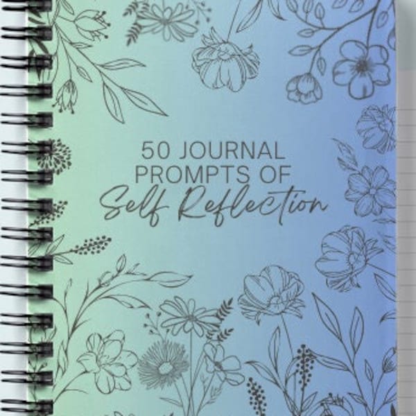 50 Prompt Journal for Self Reflection