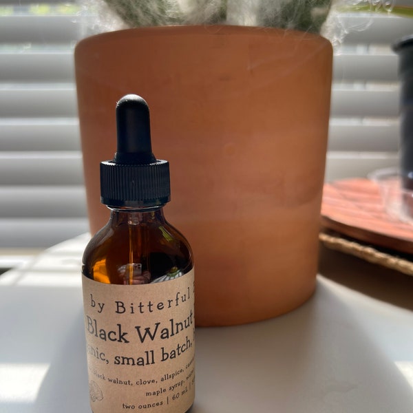 Black Walnut Bitters || Organic Herbal Bitters || Digestive Bitters || Healthy Body || Cocktail Bitters || Old Fashioned || Bourbon || Mixer