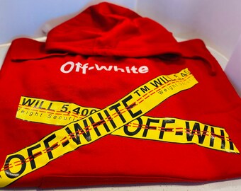 off white hoodie etsy