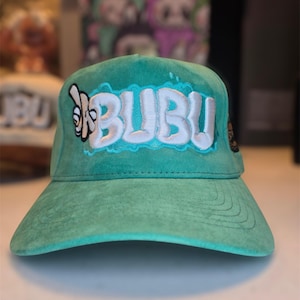 Green Suede LaBUBU SnapBack Hat