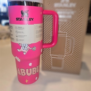 Labubu 40 oz Stanley Cup Hot Pink