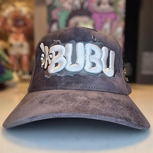Grey Suede LaBUBU SnapBack Hat
