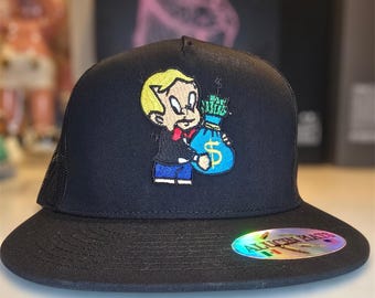 Monopoly Money Black Snapback - Monopoly cap