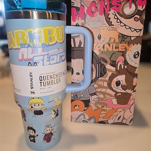 Labubu 40 oz Stanley cup Blue