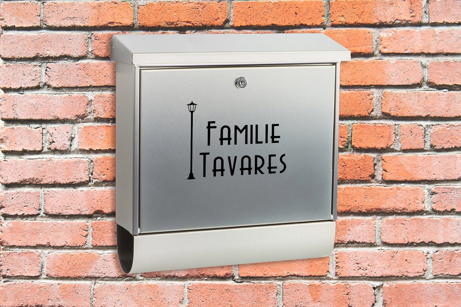Letterbox Name Plate Personalized Small Size Decal Vinyl Etsy