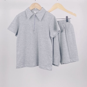 Personalised Boys Grey Shorts & t shirt