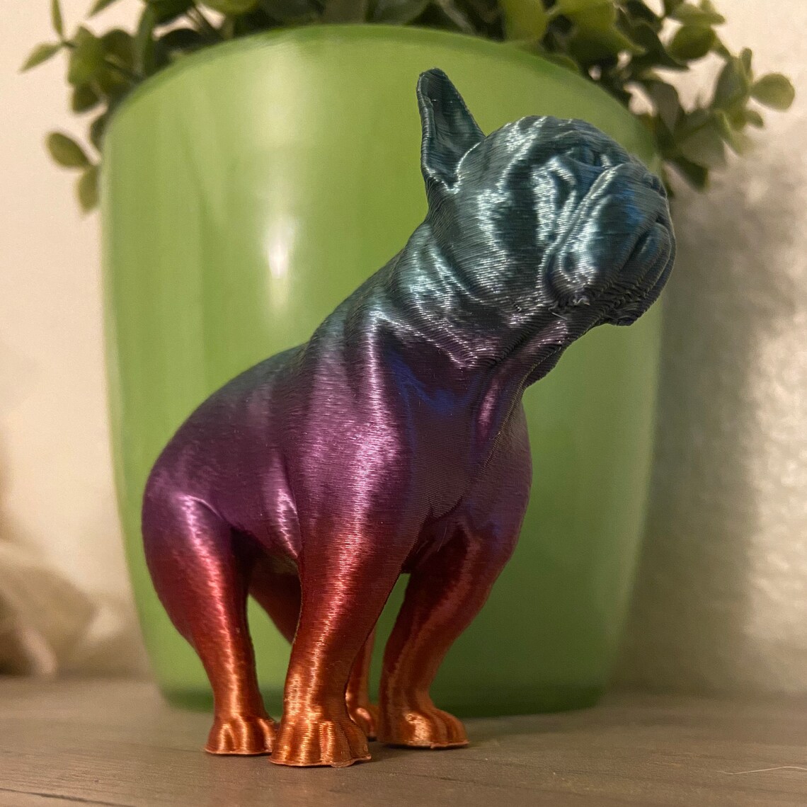 frenchie dog statue
