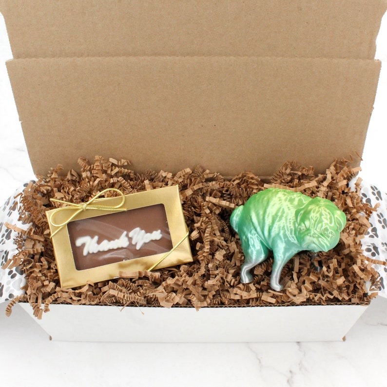 Pooping Pug Thank You Gift Box, Funny Thanks for Animal Lovers,