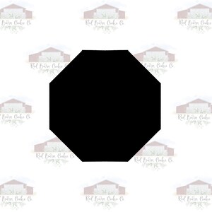 3&quot; Octagon Cookie Cutter Digital STL Download