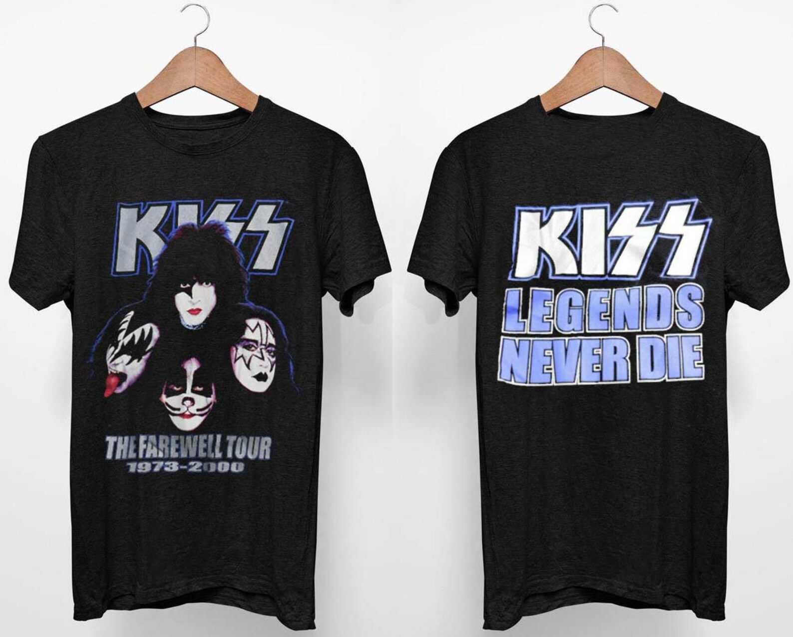 Kiss T Shirt Vintage
 Vintage Kiss Farewell Tour T Shirt 1973 2000 Vtg Kiss