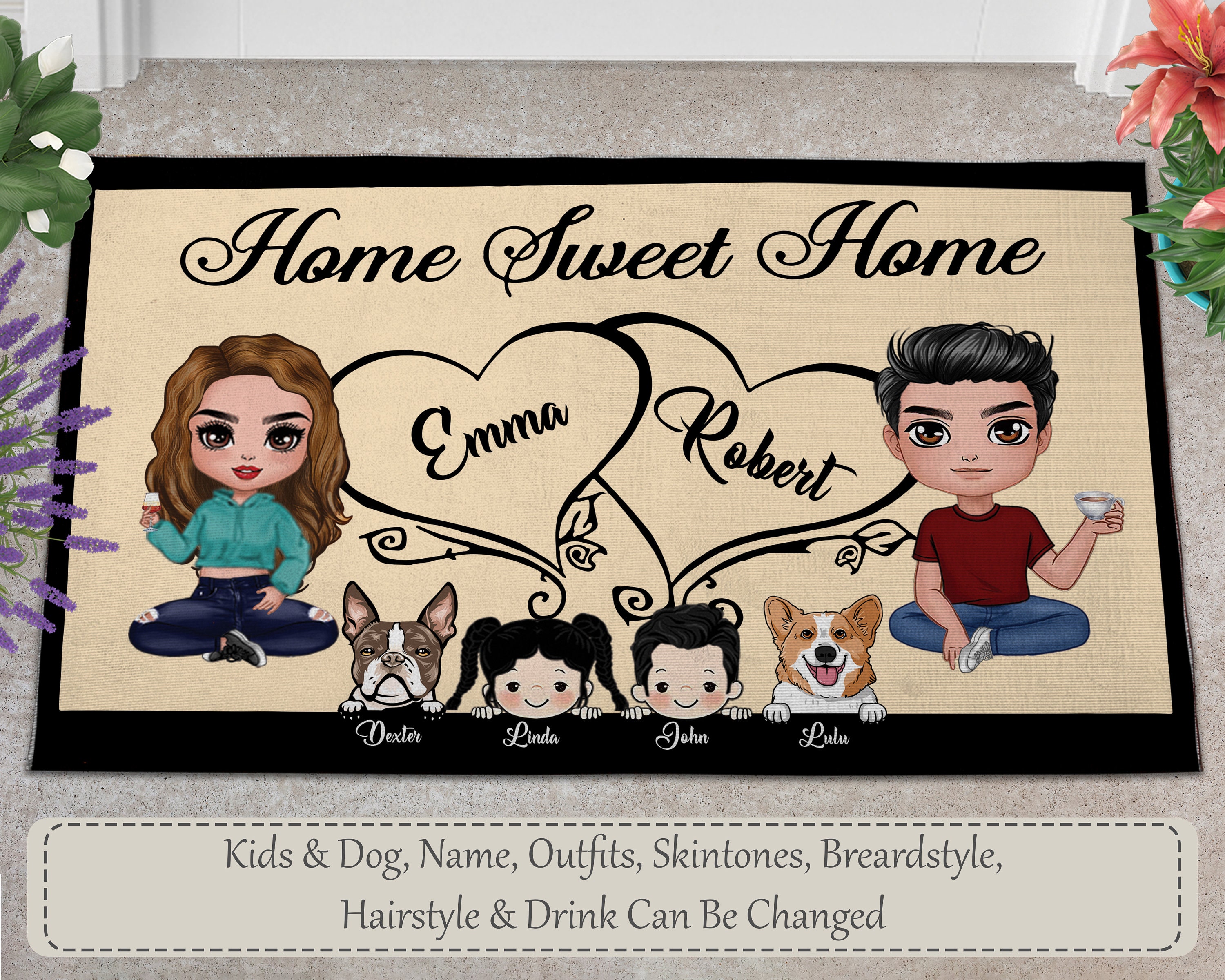 Cartoon Doormat - Etsy Cartoon Doormat - Etsy