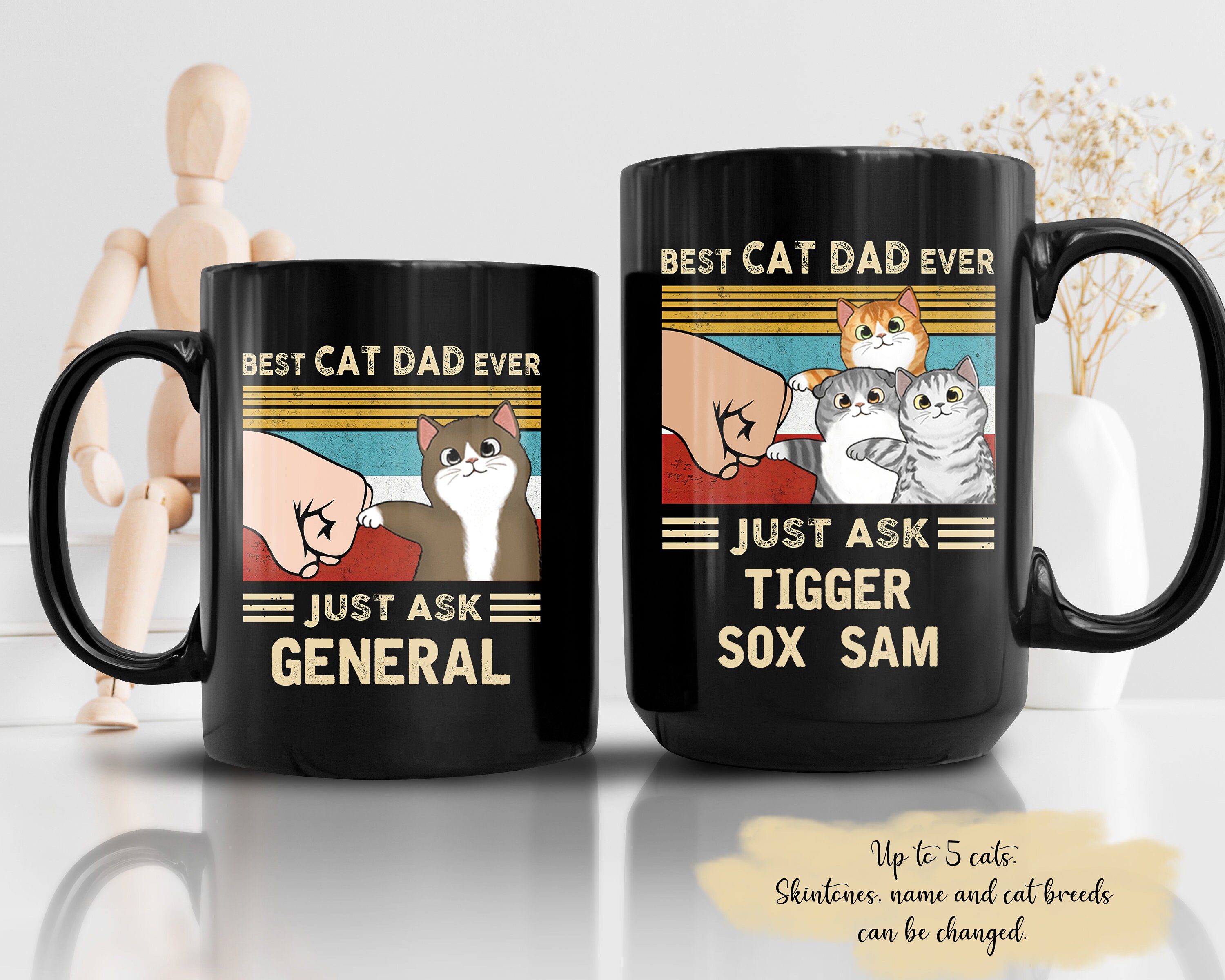  PrimeStore Personalized Funny Black Cat Mug Good