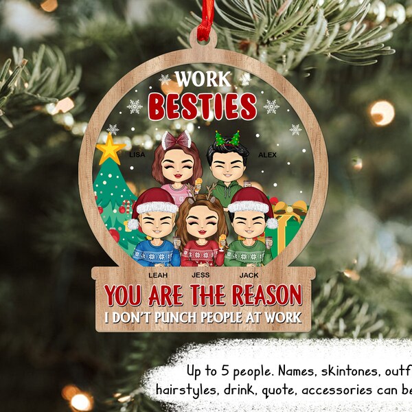 Work Besties You Are the Reason I Dont Punch People at Work Etsy Ireland