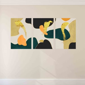 Moderne abstrakte Kunst Multi-Panel Leinwand Wandkunst Leinwand Gemälde Abstrakte Wandkunst Abstrakte Malerei Wanddeko