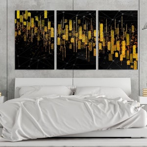Moderne abstrakte Kunst Abstrakter Kunstdruck Multi-Panel Leinwand Raum Wanddekor Abstrakte Wandkunst Abstrakte Malerei Extra große Wandkunst