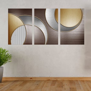 Abstract wall art Abstract painting Home wall decor Modern abstract art Multi panel canvas wall art Canvas painting