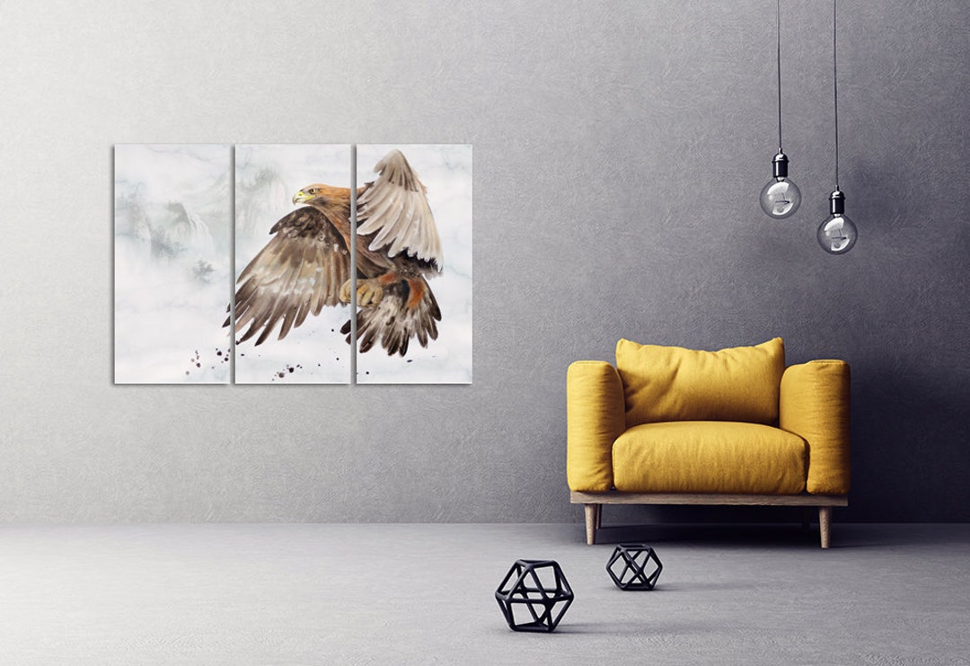 Adler Wand Kunst Gemälde auf Leinwand, Haus Dekor, Leinwand Gemälde