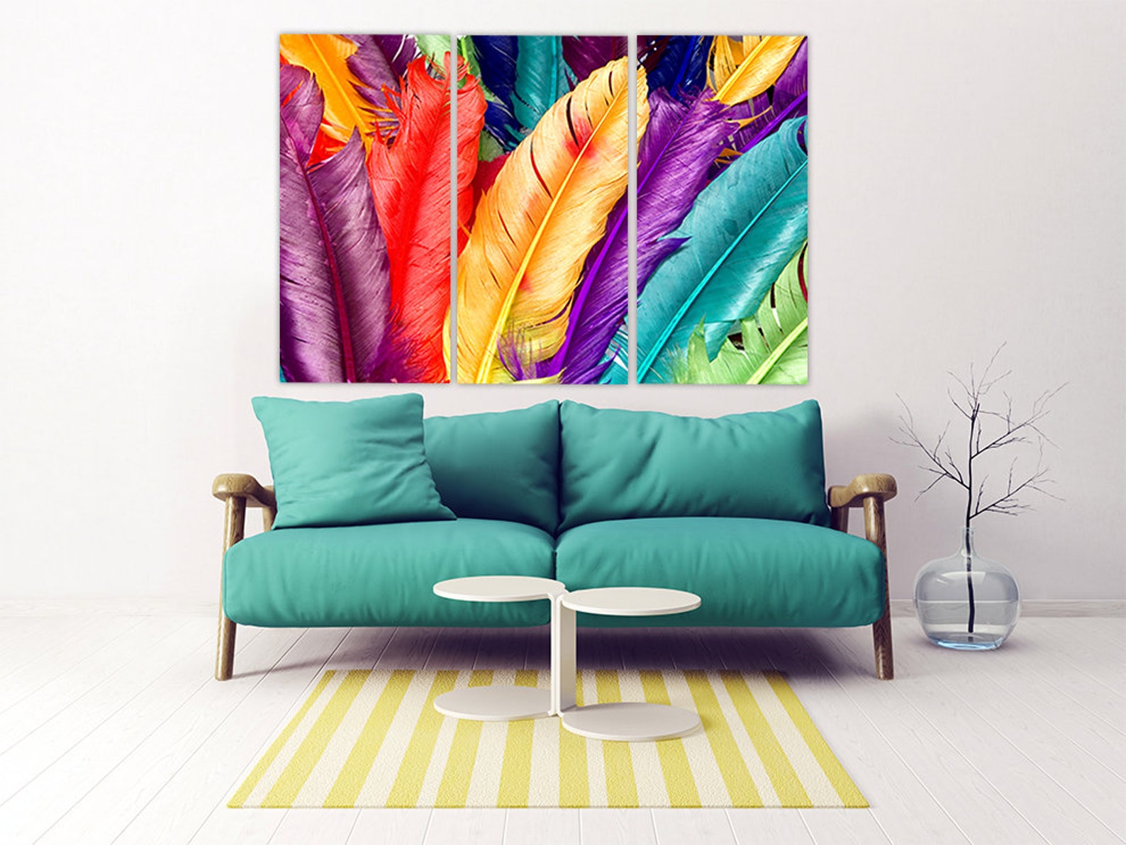 Eclectic wall art Modern wall art paintings on canvas Etsy