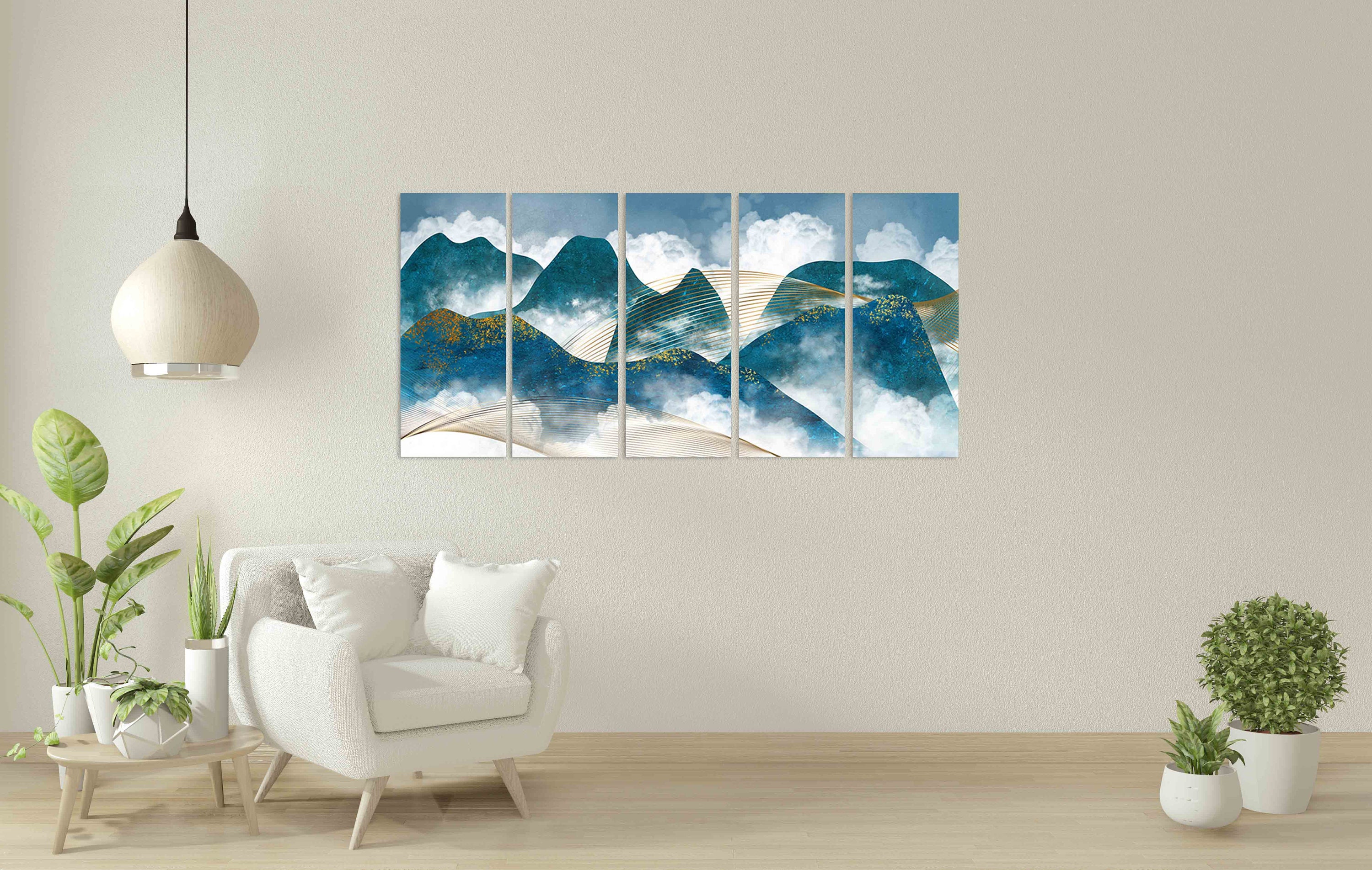 Blue Ridge Mountains Wall Art Mountain Line Art Wall Print Etsy