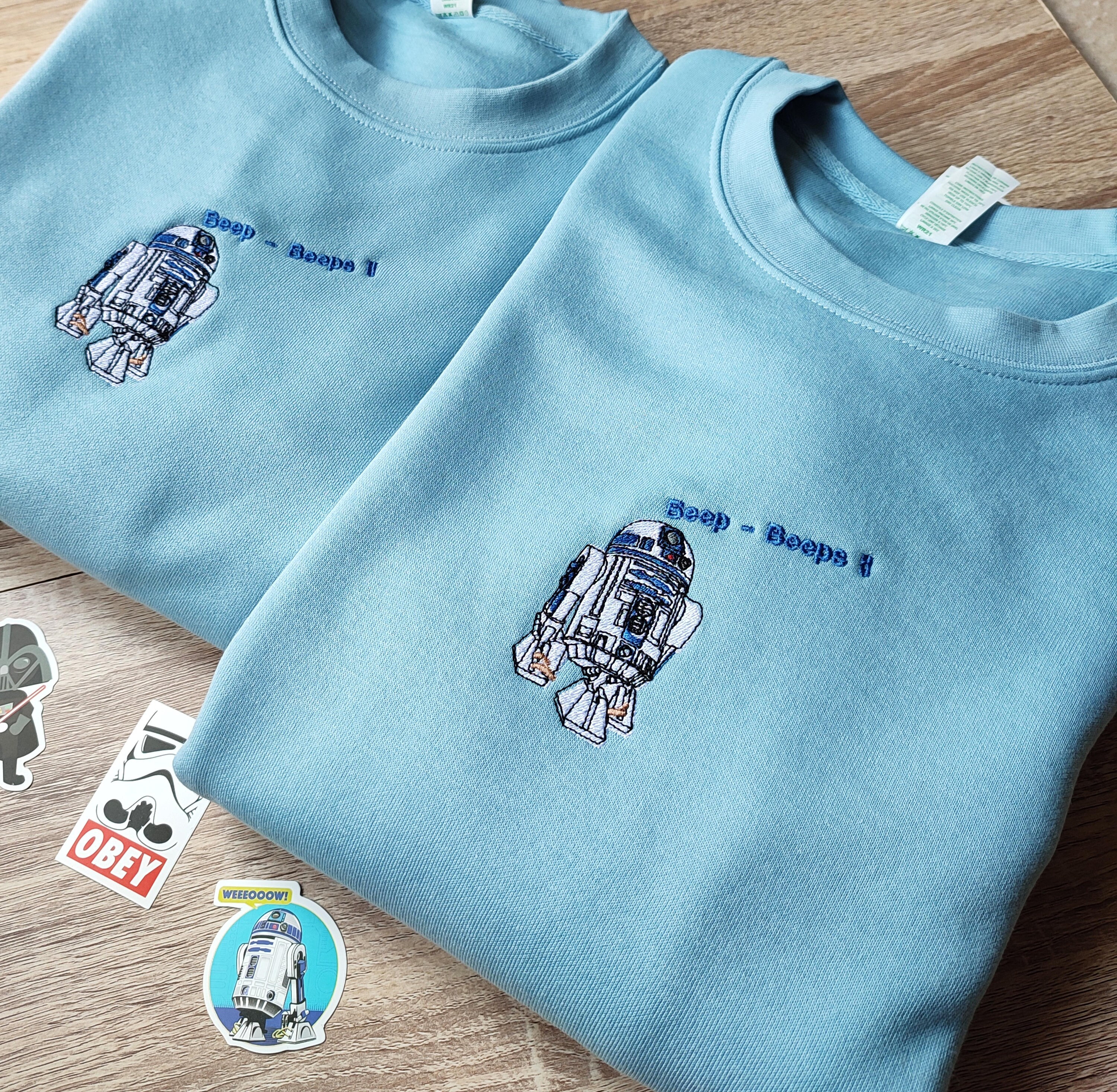 Starwars Embroidered - Sweatshirt Etsy