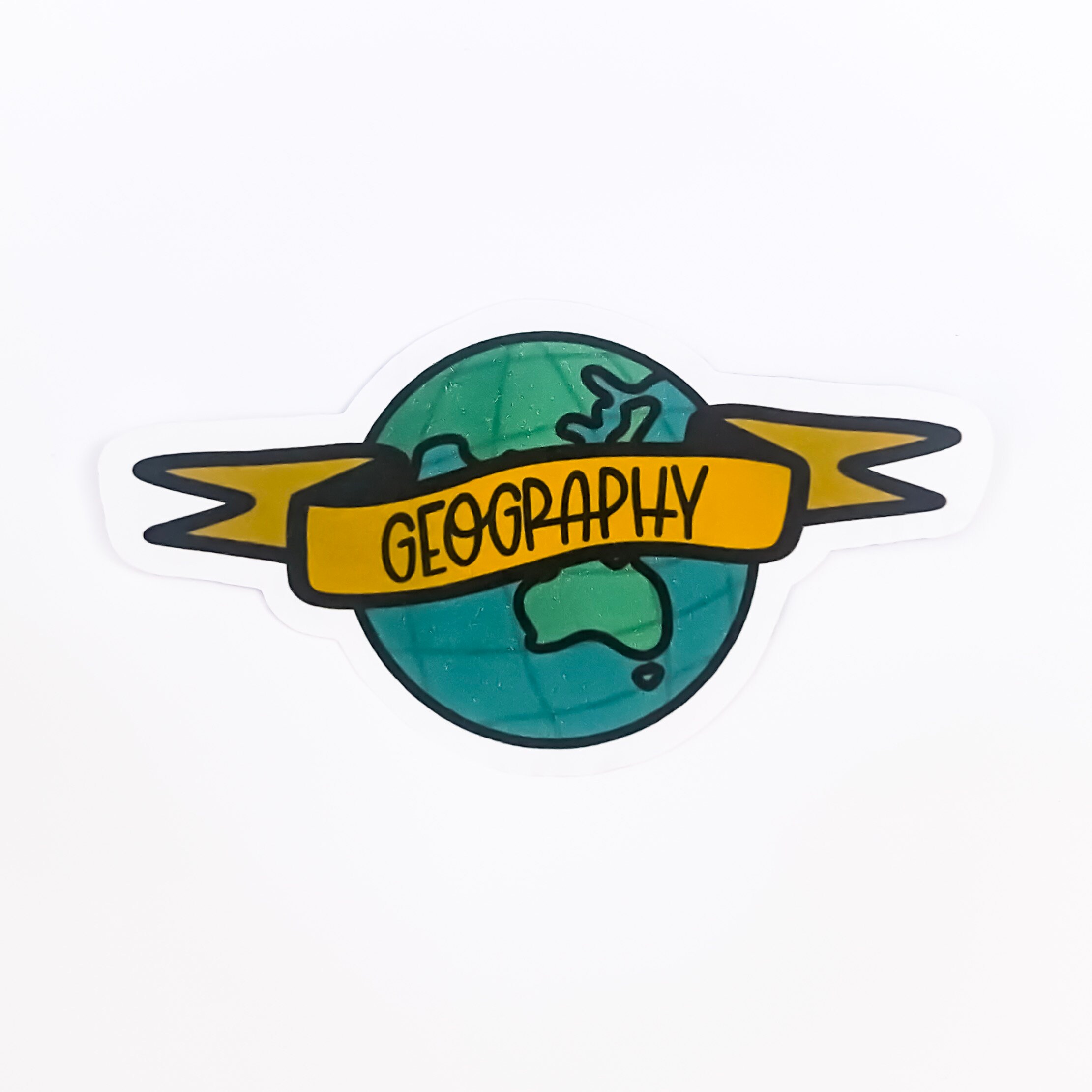 Geography Icon Sticker // Teacher Sticker Etsy
