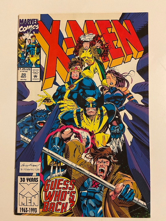 X-men 20 (guess Who's Back?) 1993 - Etsy