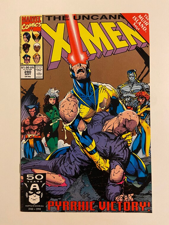 The Uncanny X-men #280 ( the Muir Island Saga) 1991 - Etsy