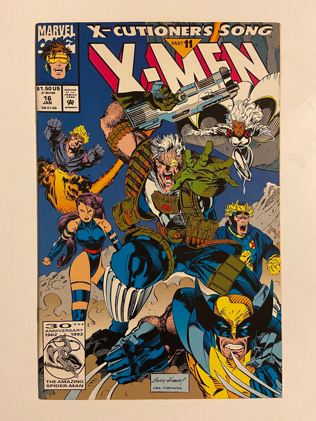 X-Force #16 Nov 1992 Marvel Comics Excutioner's Song Part 4