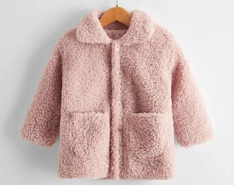 baby girl teddy jacket