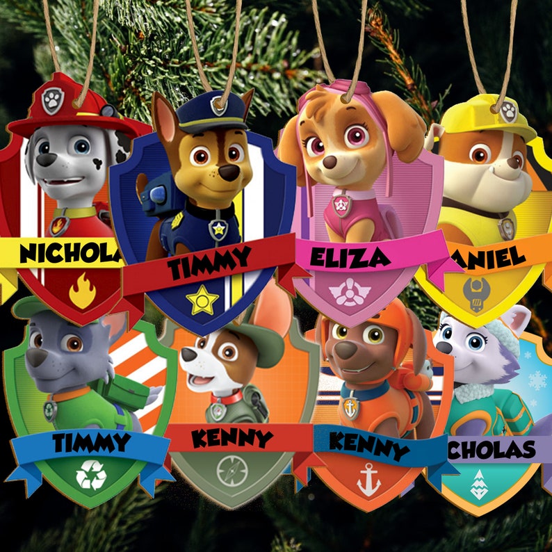 Kids Love These Pawsome Paw Patrol Christmas Ornaments!