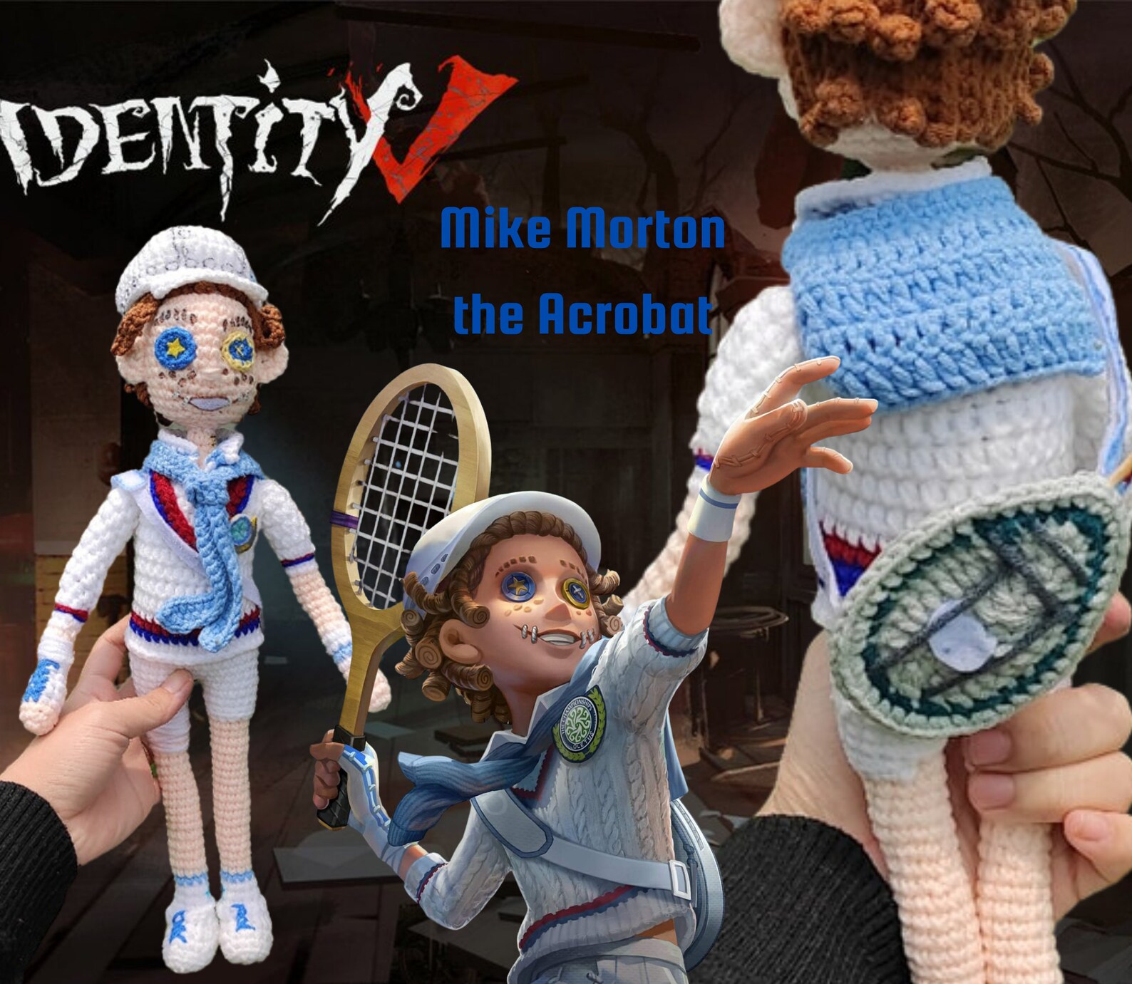 Custom Identity V Crochet Doll IDV Game Character Identity V | Etsy