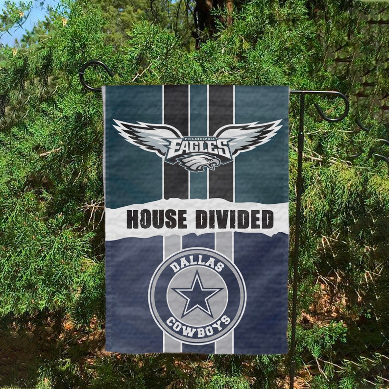House Divided Garden Flag House divided Sign NFL Customized Etsy