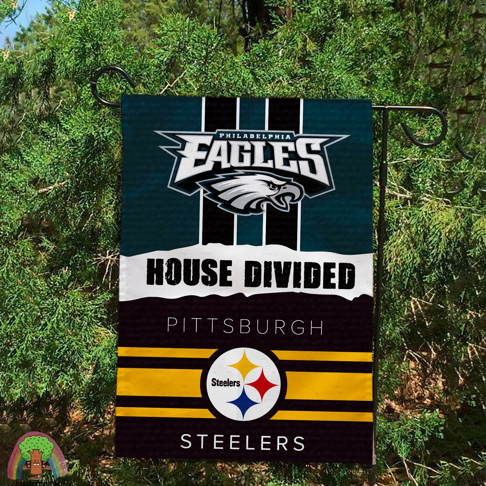 House Divided Garden Flag House divided Sign NFL Customized Etsy