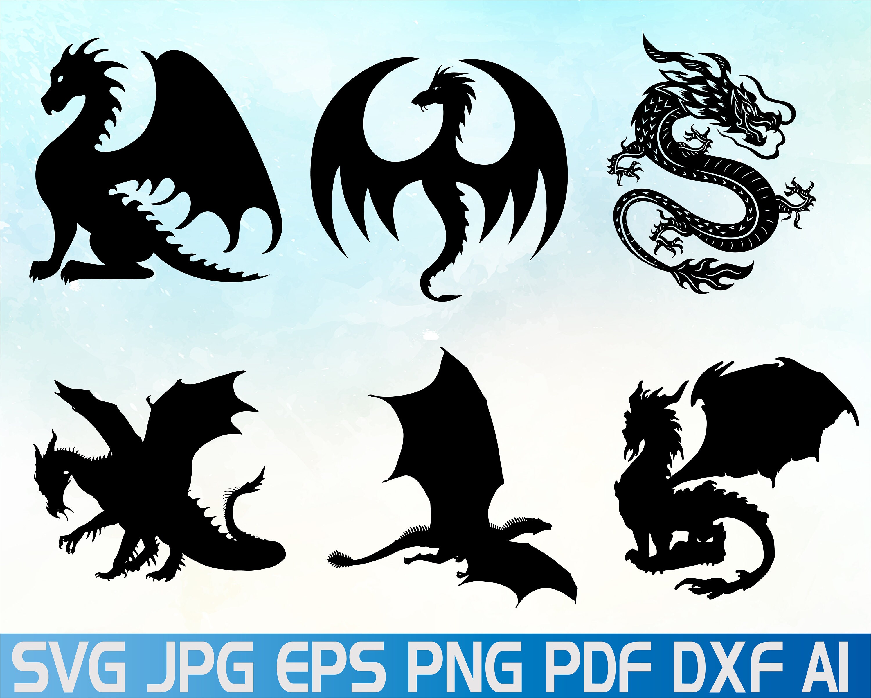 Dragon SVG Cut File