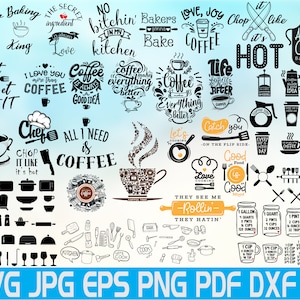 120 Kitchen Bundle Svg Coffee Svg Cooking Svg Kitchen Quotes Svg Kitchen Towel Svg Cut Files Cricut Vector Funny Svg Kitchen Clip Arts