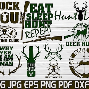 50 Hunting Bundle Svg Hunting Svg Deer Svg Buck Svg Antler Svg Silhouette Country Svg Hunter Svg Files For Cricut Clipart Instant Download