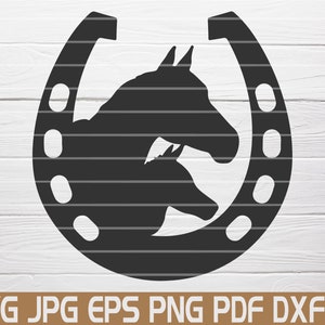 Horse Svg Horseshoe Svg Horse Shoe Svg Cowboy Svg Horse Cut File Equestrian Svg Print Country Horse Svg Printable Vector Clip Art Digital