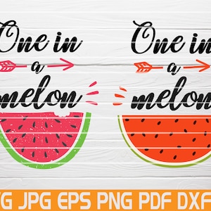 One In A Mellon Svg Cut File Sweet Summertime Melons Svg Melon Svg Watermelons Svg Hello Summer Svg Summer Quotes Svg Instant Download