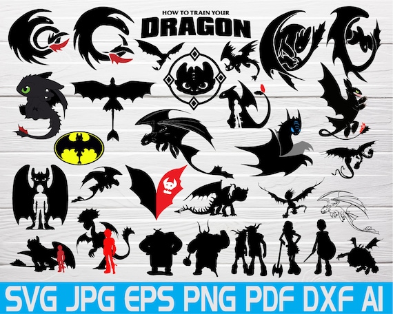 Download 30 How To Train Your Dragon Svg Toothless Svg Dragon Svg Etsy