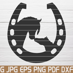 Horse Svg Horseshoe Svg Horse Shoe Svg Cowboy Svg Horse Cut File Equestrian Svg Print Country Horse Svg Printable Vector Clip Art Digital