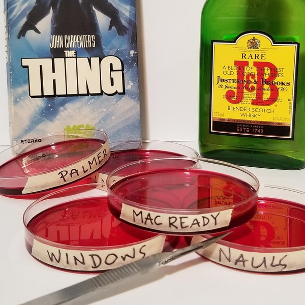THE THING (1982) Replika av petriskålsblodprov