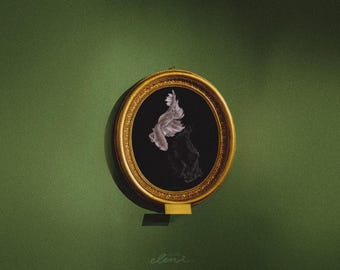 The Strongest - Jujutsu Kaisen inspired Oil Study - Betta Fish SatoSugu Art Print – Anime Wall Art
