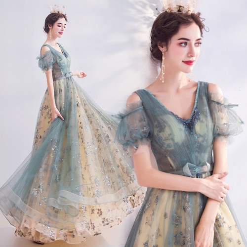 2020 Mint Green Wedding Tulle Dress Sparkle Evening Gown Etsy