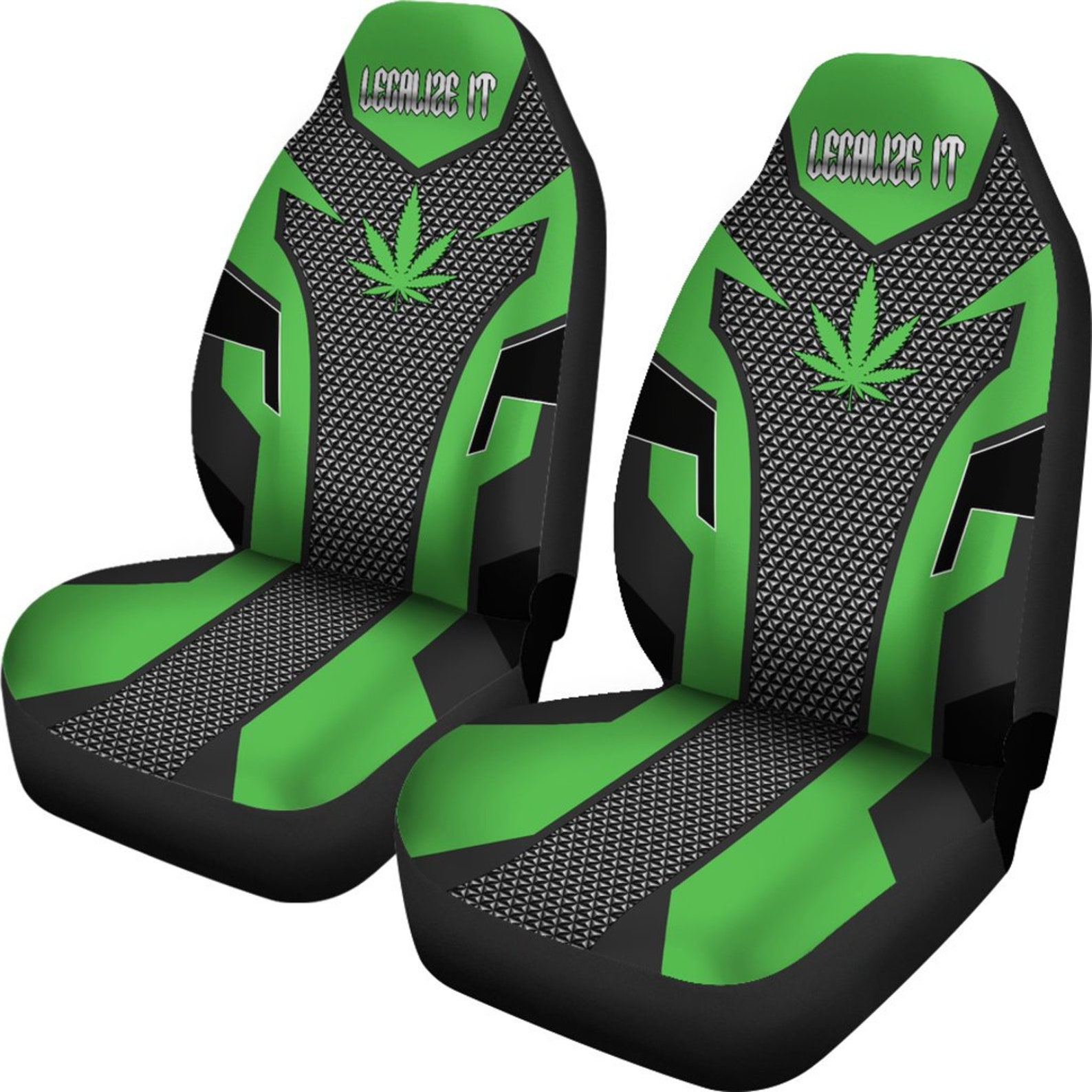 Legalise It Weed Car Seat Covers Marijuana Seat Covers Gift Etsy