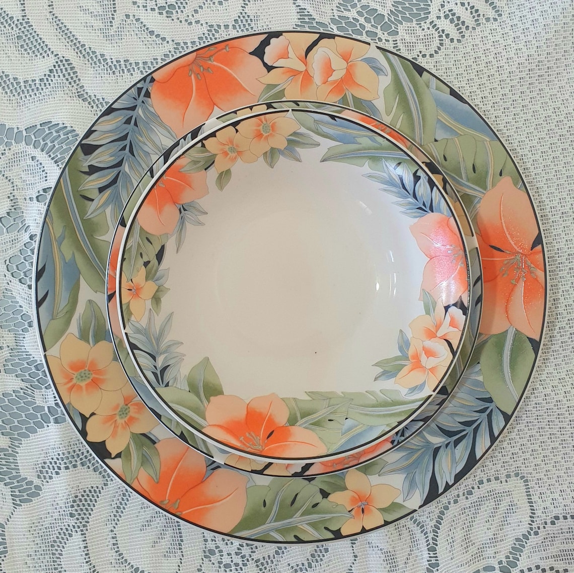 Gibson Floral Vintage Dinnerware Pattern 191 Etsy