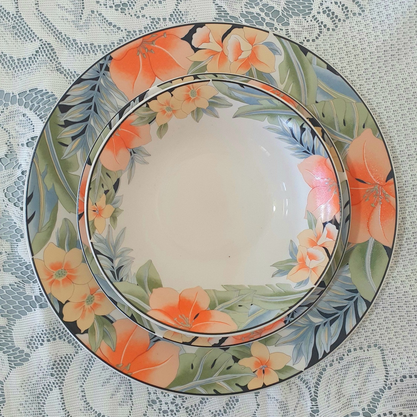 Gibson Floral Vintage Dinnerware Pattern 191 Etsy